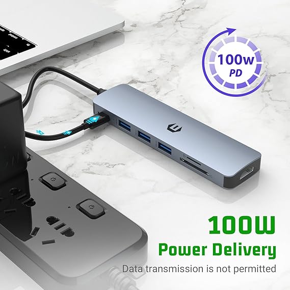 USB hub 6 en 1